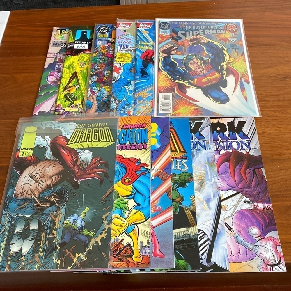 1980s 1990s Comic Book Lot (12 Total)